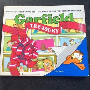 Vintage The Garfield Treasury‎ comic strip book Jim Davis